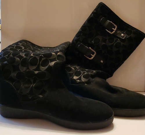 Coach black tinah boots - Gem
