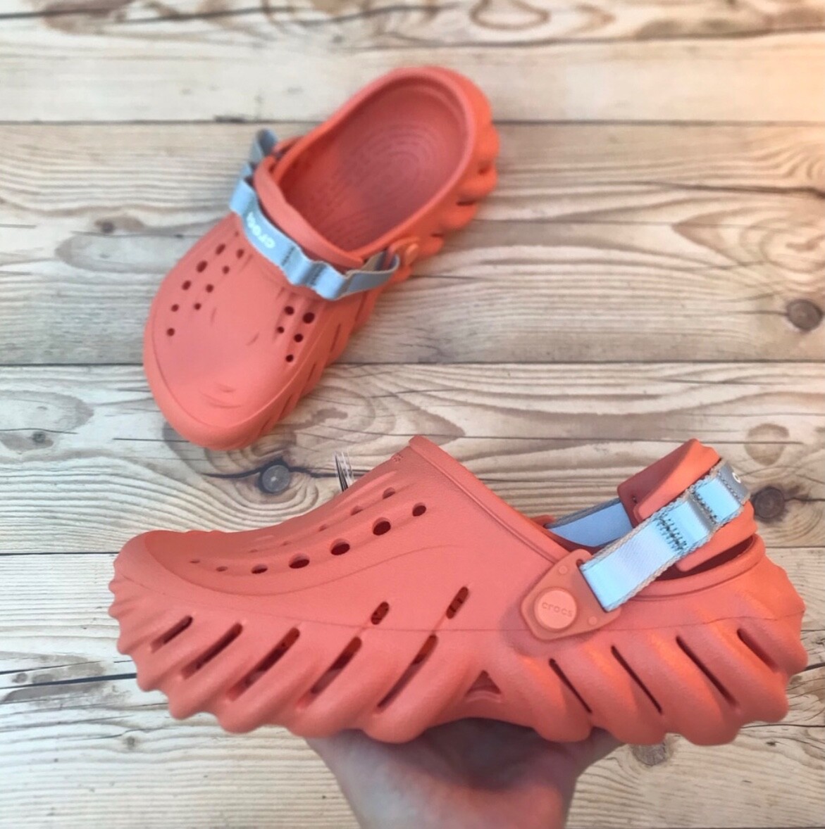 Crocs Echo Reflective Backstrap Clog Select-a-Size | eBay