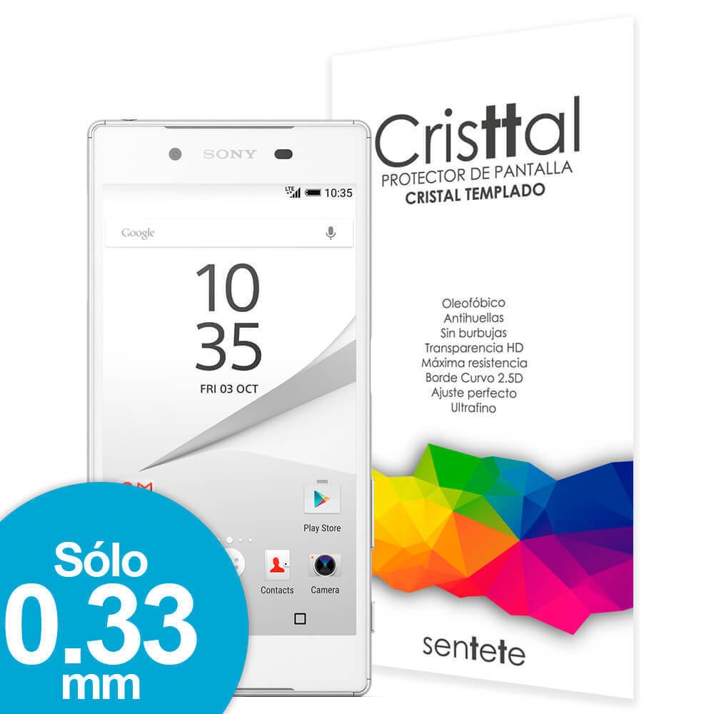 Sentete® Sony Xperia Z5 Protector de Pantalla de Cristal Templado PREMIUM