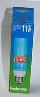 Paulmann 894.25 Decopipe Blau Energiesparlampe RöHre Sparlampe 11W E27 Warmweiß