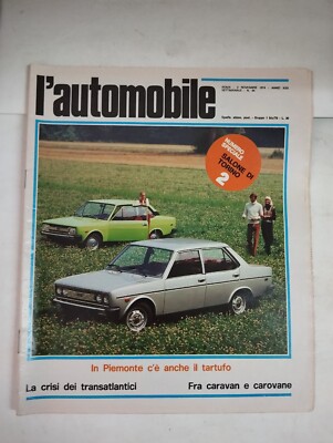 1974 11 03 L'AUTOMOBILE 03 NOVEMBRE 1974 N.44 ANNO XXX IN PIEMONTE C'è ANCHE IL