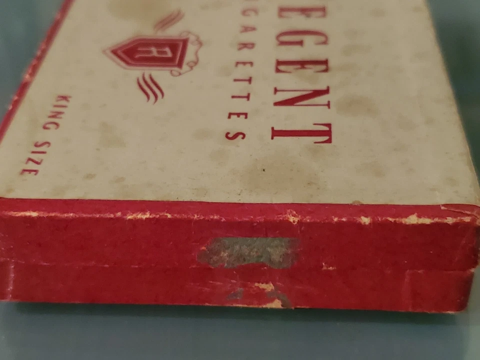 Antigo 1920's VAZIO Regents Cigarros Tobacciana Pack Case Riggio Corp Factory 94 - Imagem 3 de 4