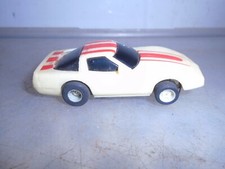 TYCO SLOT CAR HO RED STRIPE GLOW IN THE DARK CORVETTE