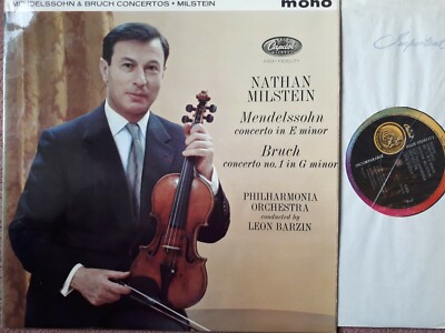 CAPITOL P 8518 NATHAN MILSTEIN MENDELSSOHN BRUCH LEON BARZIN