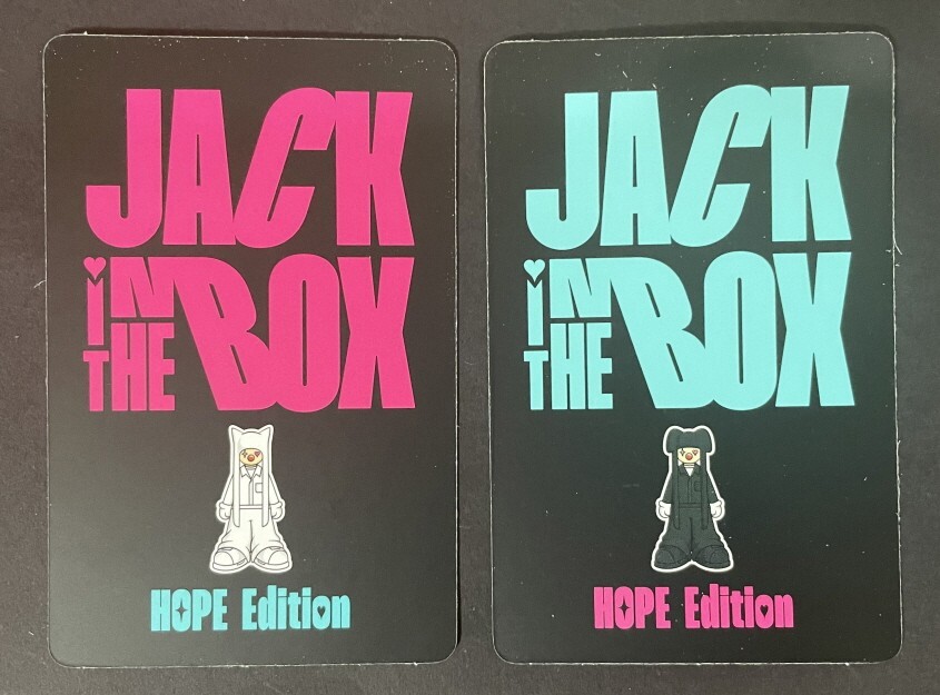 BTS,J-HOPE-JACK IN THE BOX (HOPE EDITION)VERSION 1 PHOTO CARD SET