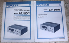 Nice Used Vintage Original OEM Pioneer Model SA-600T Instruction Manual Circuits