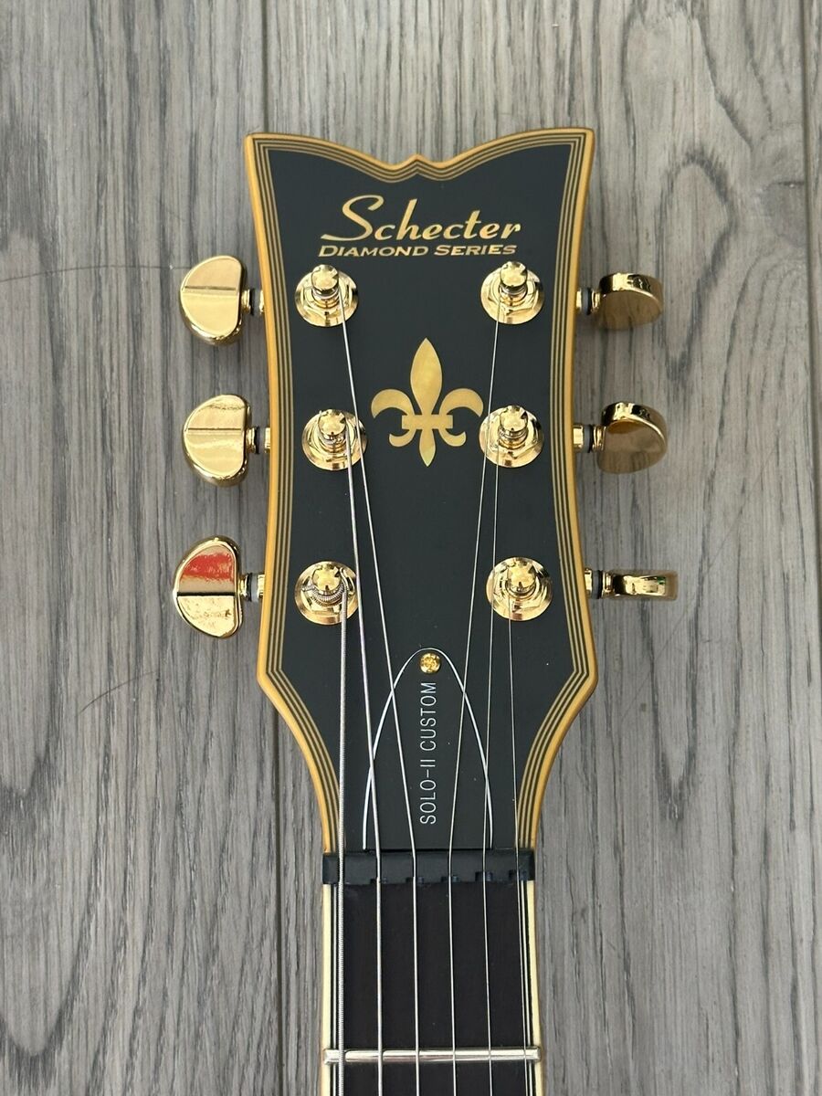 Schecter Solo II Custom Electric Guitar - Aged Black Satin Schecter Solo II Custom Electric Guitar - Aged Black Satin