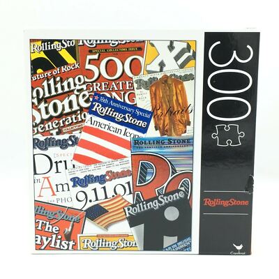 Rolling Stone Anniversary Covers American Icons 300 PC Jigsaw Puzzle 18 x 24 NEW