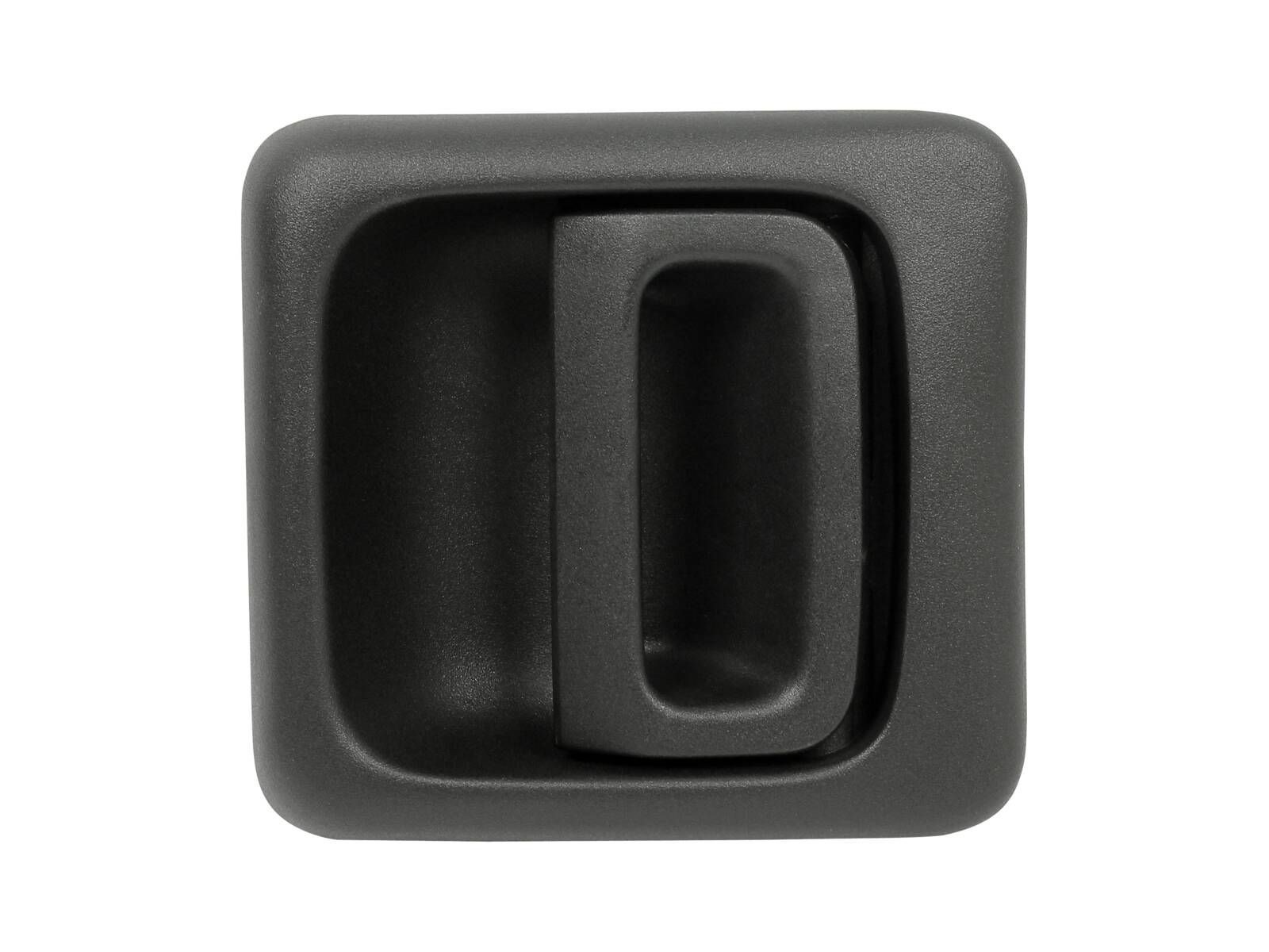 Poignée de porte coulissante DT Spare Parts 12.80006 en acier noir pour camion