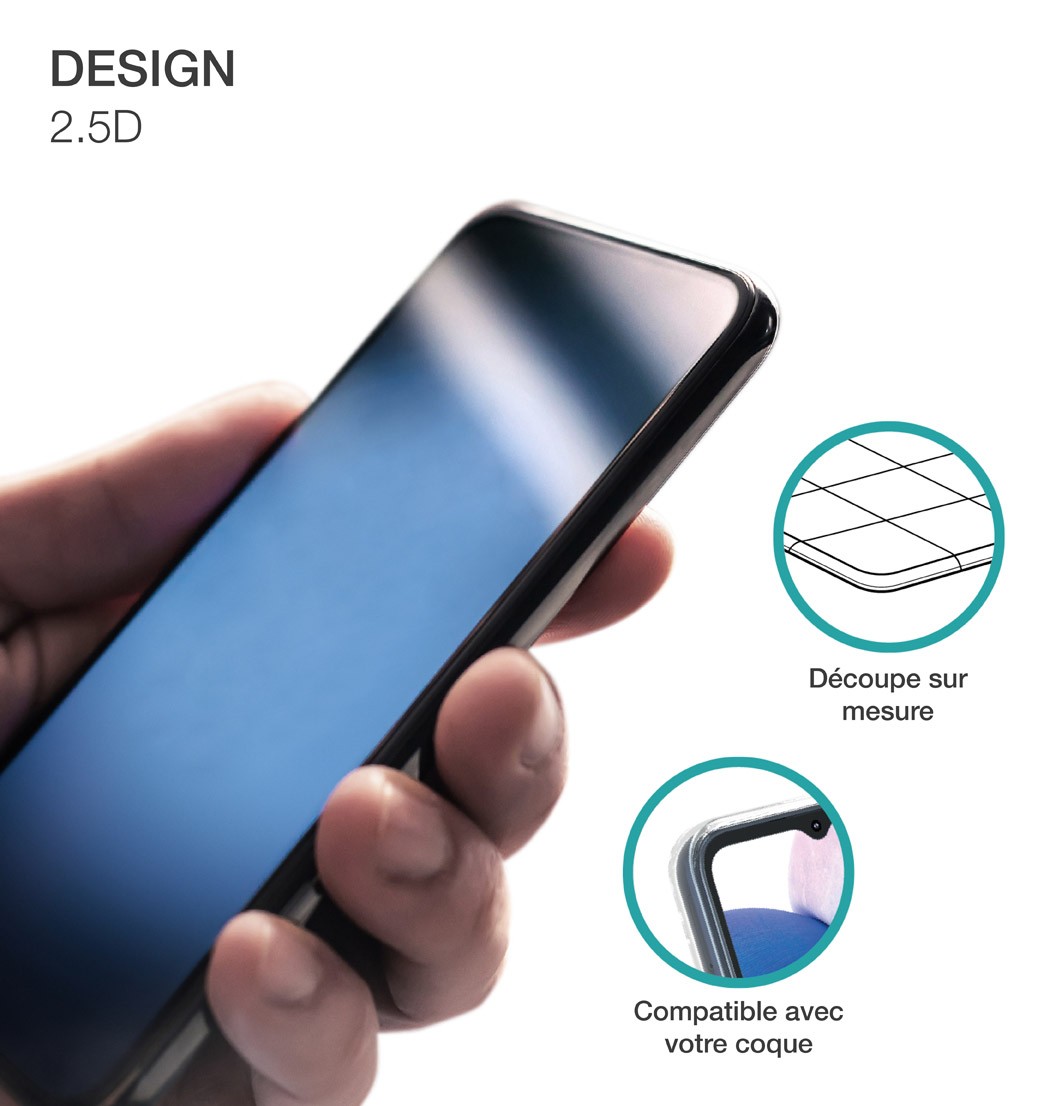 Verre trempé BigBen Connected pour Google Pixel 7a écran transparent - 3