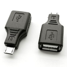 Usb 2.0 Micro Usb Male To Usb Female Otg Adapter 2 Pack