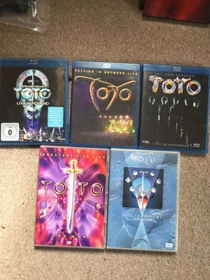 toto live collection 3 blu-ray greatest hits live dvd past to present dvd