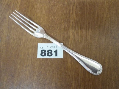 1 x 20.5 cm Christofle RUBANS Table Fork - Silver Plated Cutlery - Image 1 of 4