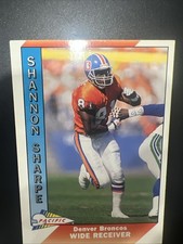 1991 PACIFIC FOOTBALL SHANNON SHARPE #126 DENVER BRONCOS