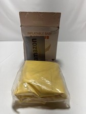 Inflatable Baby Bathtub   Portable Infant Tub with Anti-Slip Saddle Seat