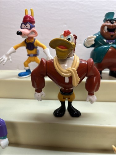 1991 Playmates Darkwing Duck Lot Launchpad Gosalyn Megavolt W6 - Picture 4 of 9