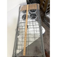 NEW Silver metal collapsible shopping cart