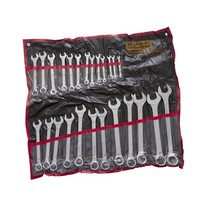 Okko KombischlüSsel-Set 6-32 Mm 25 Tlg Silber Metall Mit Koffer Werkzeug