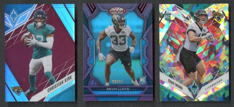 2022 Panini Certified & Phoenix Jaguars Lot of 3 Devin Lloyd RC 99/99 Muma /50