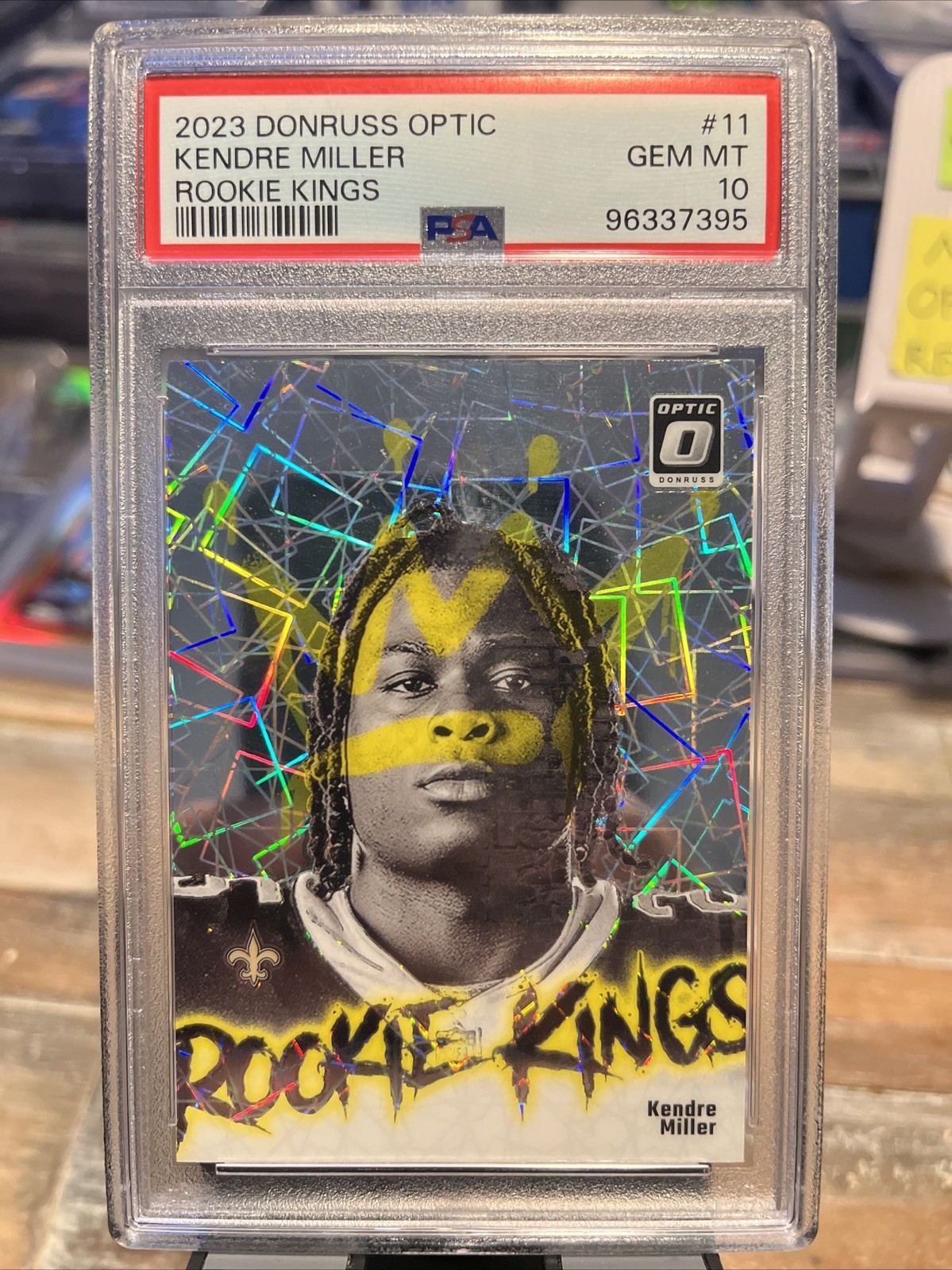 2023 DONRUSS OPTIC ROOKIE KINGS KENDRE MILLER PSA 10 RC