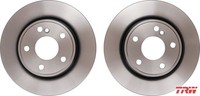 2X Bremsscheibe TRW DF6376 2 Bremsscheiben Hinterachse Hinten FüR Mercedes-Benz