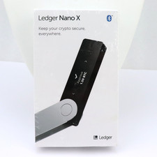 FACTORY SEALED Ledger Nano X Crypto Hardware Wallet Onyx Black Bluetooth
