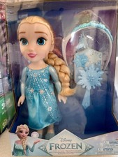 Disney Elsa Frozen Doll  Accessory Set - 14" - New In Box - Storage On Box