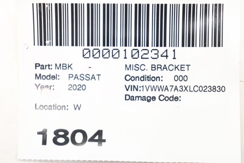 2012 - 2022 VOLKSWAGEN PASSAT VOLTAGE STABILIZER CONTROL MODULE BRACKET OEM - Picture 14 of 14