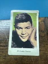 MAPLE LEAF GUM STYLE ANON CARD - #29 CHUBBY CHECKER  GD