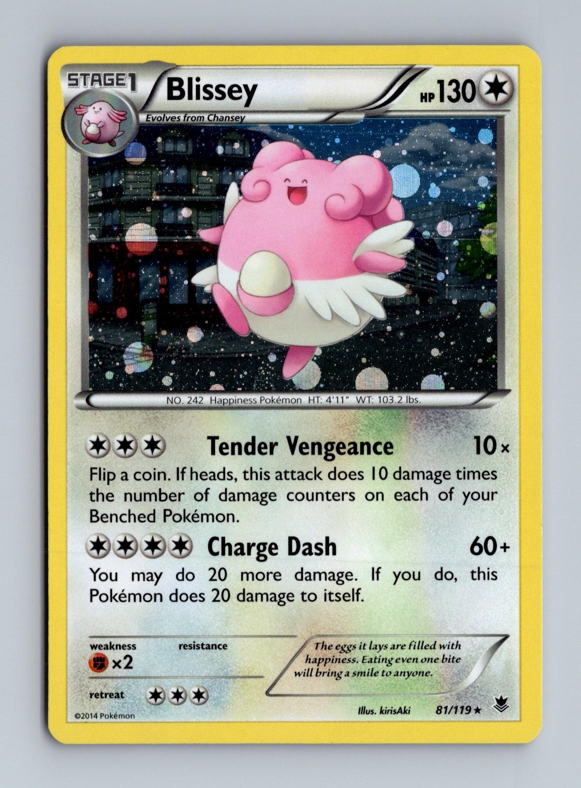 Blissey (Cosmos Holo) MCAP 081/119 P NM/M