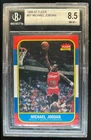 1986-87 Fleer Michael Jordan Rookie RC #57 Bulls BGS 8.5