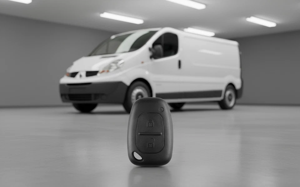 LLAVE Renault Trafic  Master Kangoo Movano Nissan Opel Funda Carcasa +Pulsadores - Imagen 2 de 4