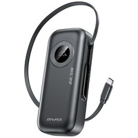 Awei Powerbank 10000 MAH FÜR Handys MIT 22,5 W Schnellladekabel