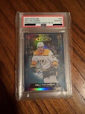 Upper Deck Stature Eeli Tolvanen #66 Auto Blue Photo Variant PSA 10 3/3 POP 1