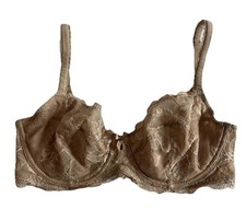 Victoria s Secret Body By Victoria 34 DD Beige Unlined Demi Underwire Bra