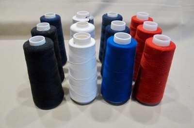 OVERLOCK MACHINE THREAD LOT 12 -4 COLORS