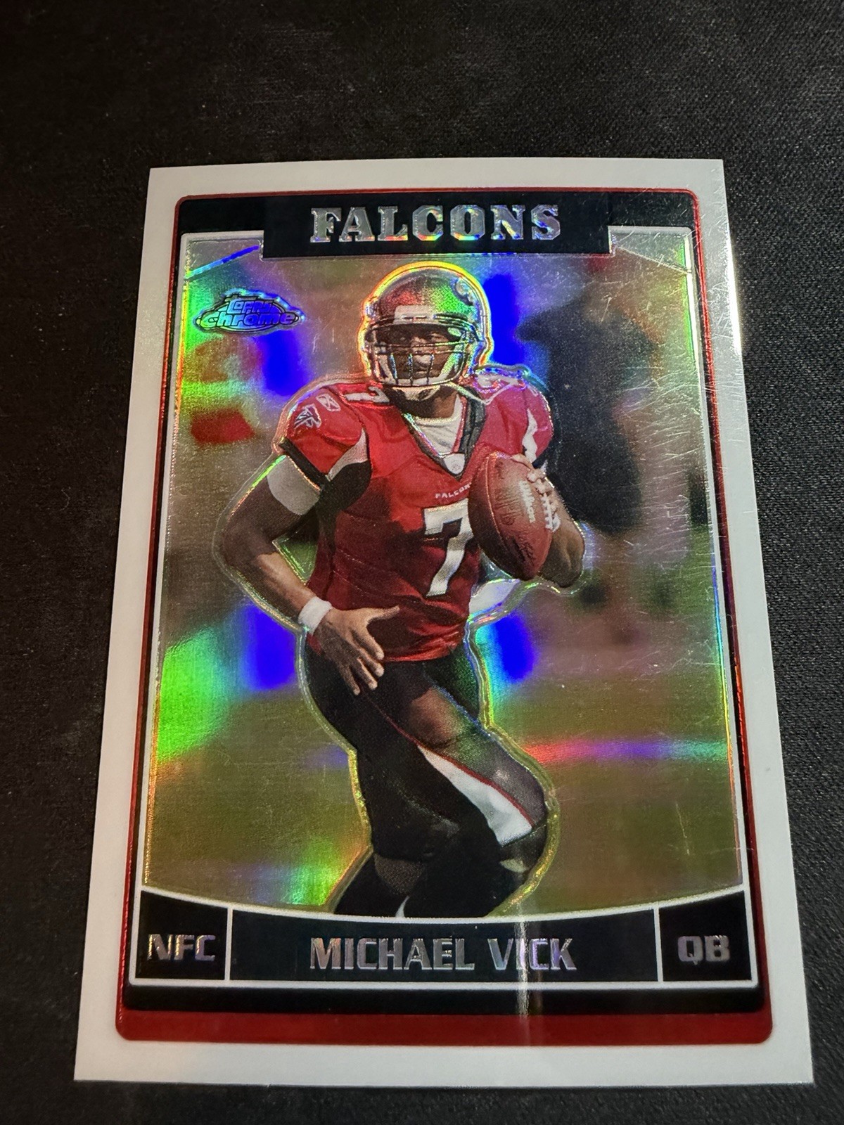 Michael Vick 2006 Topps Chrome #28 Refractor Atlanta Falcons