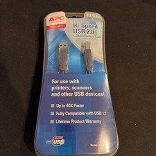 APC 3' USB-A to USB-B cable, NOS
