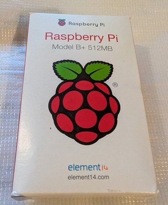 Raspberry Pi Modell B+ (inkl. Gehäuse und unbenutzem Kühlerset)