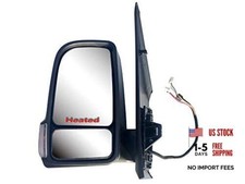 Driver Left Side Door Mirror Power and Heated Power Folding Driver LH Side