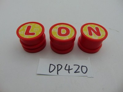 Cocomelon Ultimate Adventure Learning Bus Replacement Part Lot of 3 Letters Red