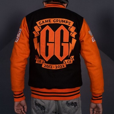 Game Grumps 10th Anniversary Varsity Jacket Limited Edition | All