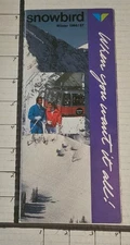 1986/87 SNOWBIRD SKI RESORT 12P BROCHURE. MINT