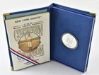 1991 1 Troy Ounce Silver Round New York Giants Cooperstown W/ Box CoA *6143