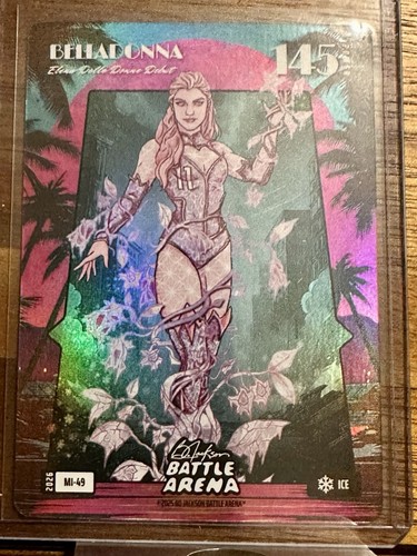 Bo Jackson Battle Arena Belladonna (E. Delle Donna) Miami Ice Battlfoil MI-49