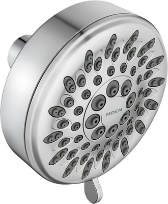 #ad #ad Ignite Chrome Five Function Shower Head with 2.5 GPM High Pressure Spray 20090 $22.29