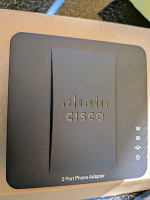 Cisco SPA112 Telefonadapter mit 2 Ports, noch nie verwendet neuwertig