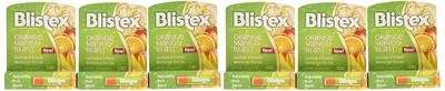 Blistex Lip Protectant SPF 15 Orange Mango Blast.15 oz Pack of 6
