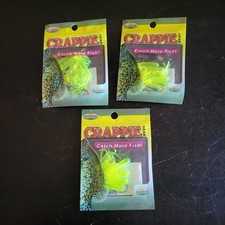 K&E Stopper Lures (3-SET) Crappie Gear Jig Head & Plastic Jigs WTB32-CH