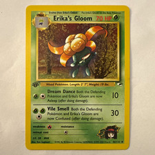 Wizards of the Coast Erika's Gloom 46/132 Gym Heroes Uncommon 1st Edition 2000  on eBay